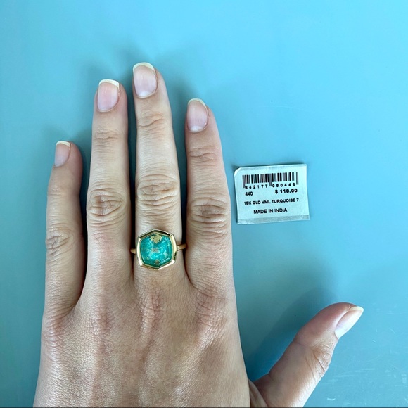 [SOLD] Kendra Scott Davis 18k Gold Vermeil Ring - Picture 4 of 4